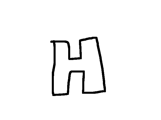 Lettermorph H to A