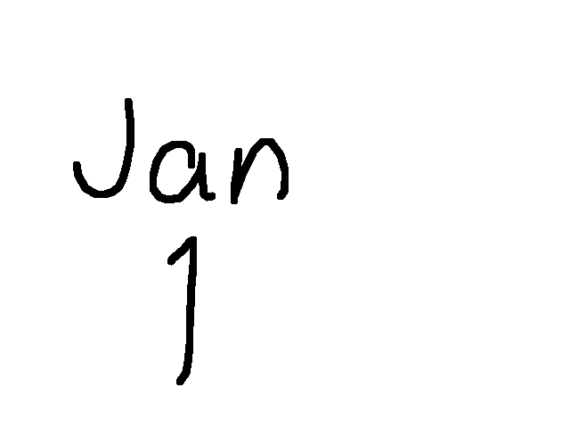 a calendar thingy or something