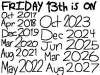 Friday 13