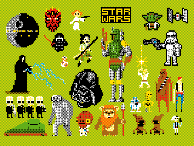 Star Wars Pixel Art!
