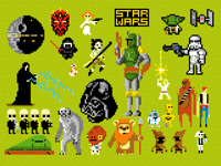 Star Wars Pixel Art!