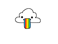 Rainbow cloud