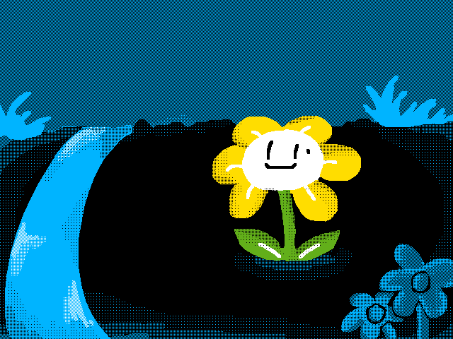 waterfall flowey