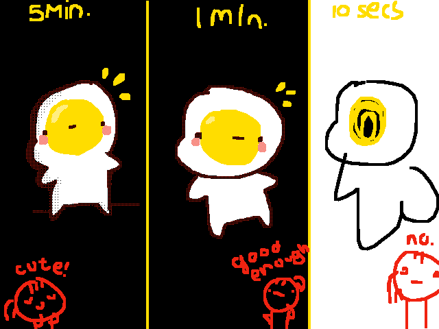 5 minutes| 1 minute | 10 seconds