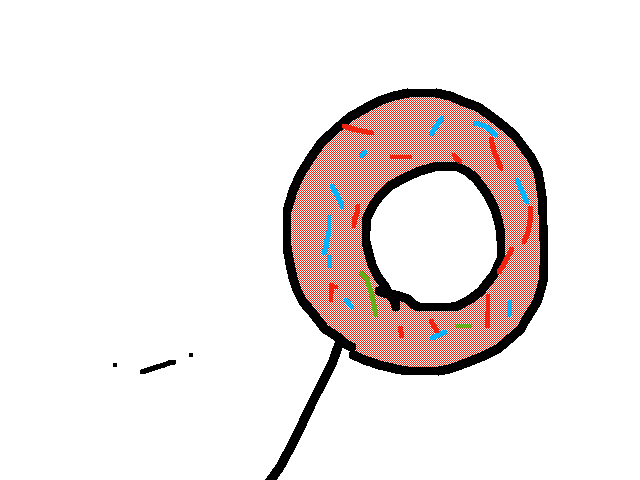 I eating donut right now