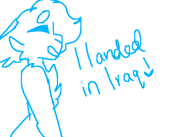 I landed safely in iraq