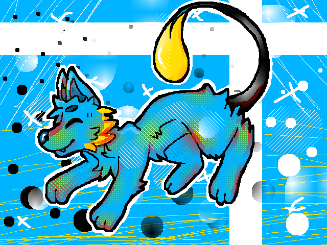 Art trade with @FluffyAnimation