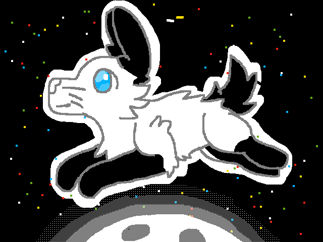 Art trade with @little_bunny