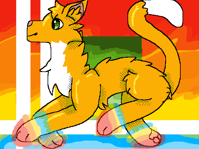 Art trade with @FluffyAnimation