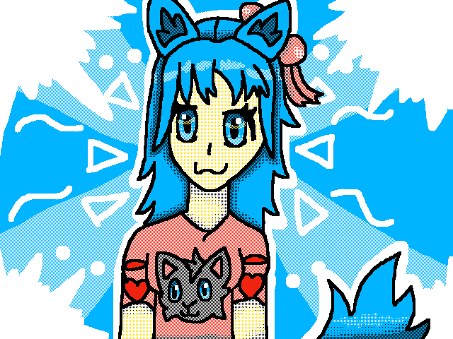 Bringing back my first oc Blue