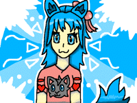 Bringing back my first oc Blue