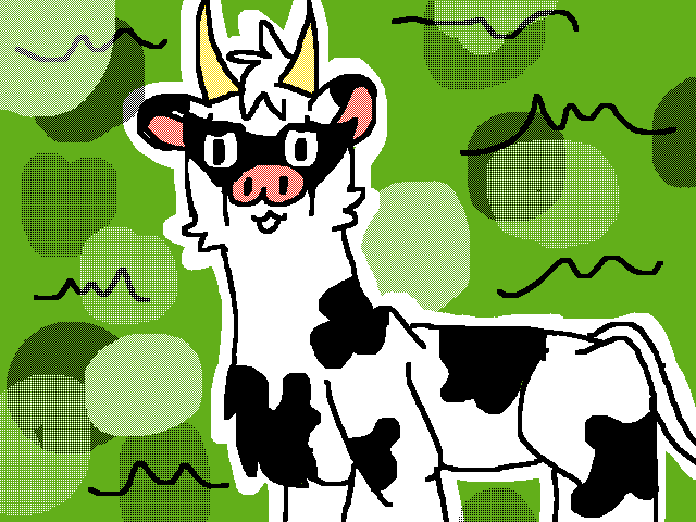 Request #2: @DragonessFlame's Conspiracy Cow