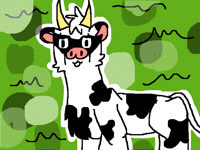 Request #2: @DragonessFlame's Conspiracy Cow