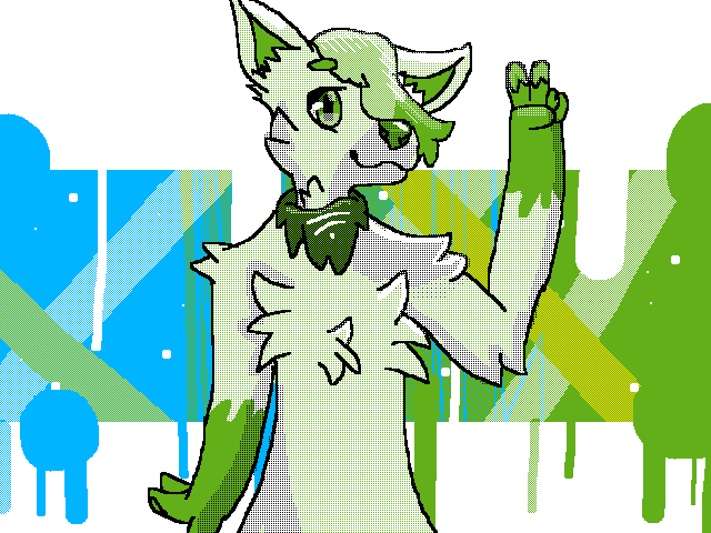 Art trade with @Yuki_Fear