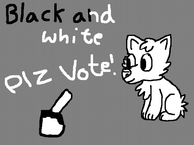 Check out my black and white contest animation