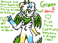 Green: furry reference