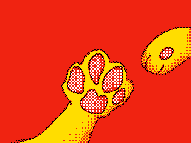 A crazy paw for @galactical