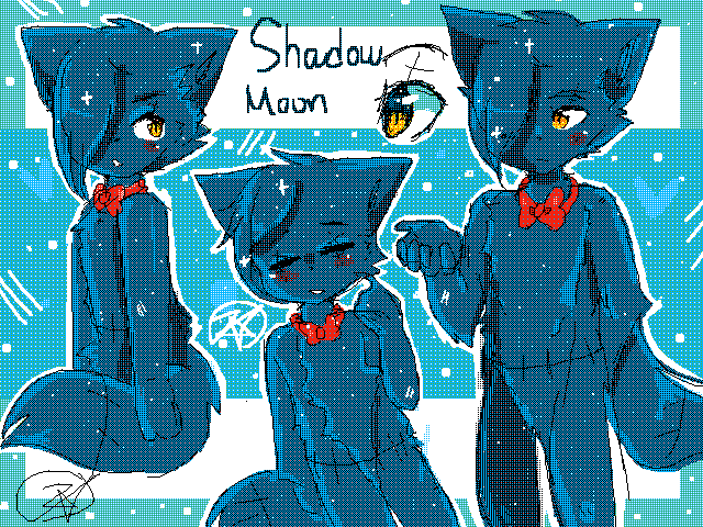 Shadow moon (redraw doodles)