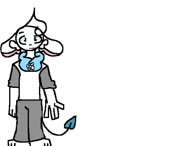 Doodle of my oc’s redesign uwu
