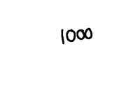 Counting Too 1000!!