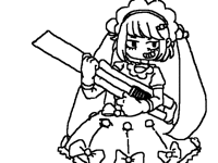 cutter knife girl