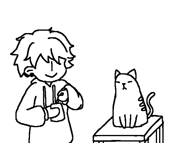 Feeding my cat