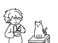Feeding my cat
