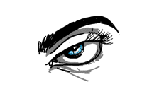 Blinking blue