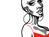 Watch her hair grow