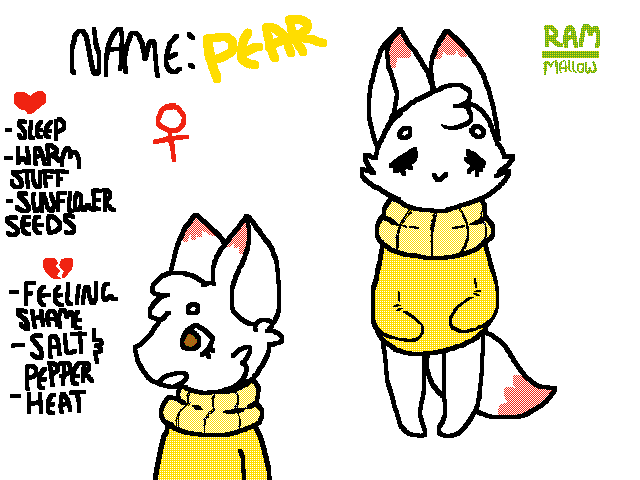 New oc! || pear