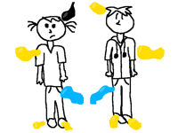 De simples traits a bla bla bla