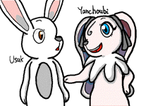 Characters of the comic "Quest"