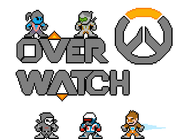 Overwatch pixel art