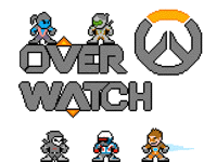 Overwatch pixel art