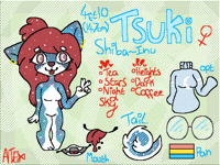 *~{ New main OC | Tsuki The Shiba-Inu }~*