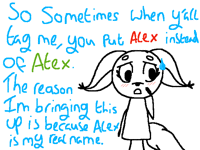 ~{Something kinda important about tagging me}~