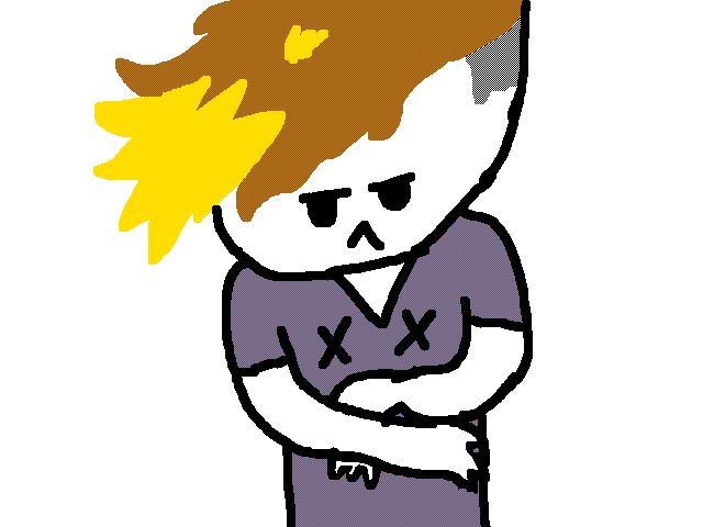 I had to draw quickly and because I got to go