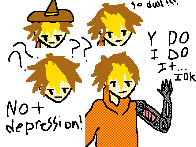 When all your drawings have blank expressions