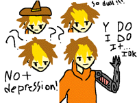 When all your drawings have blank expressions