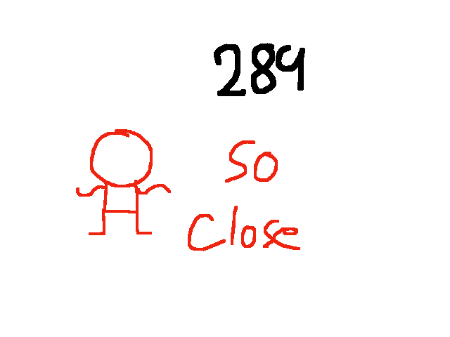 1 follower away