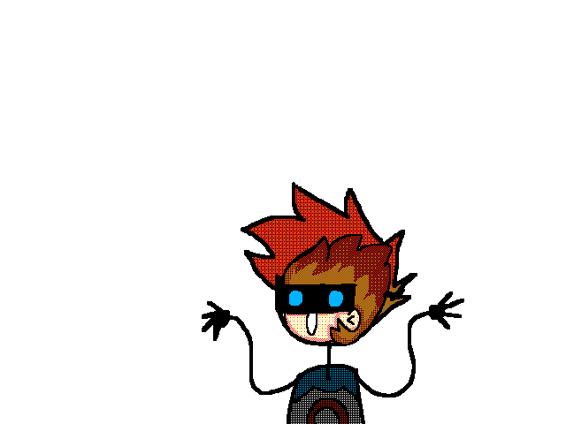 I gave glitches a glitches mask