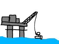 Trying to enter an oil station