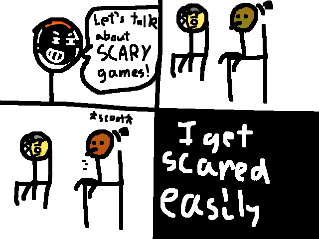 Cookie Comics: Scary games