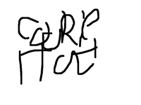 Drew this with my left hand, eyes closed