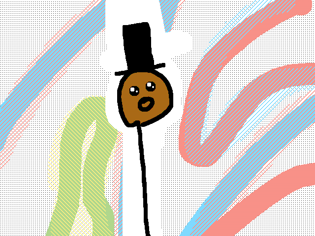 Using colored background