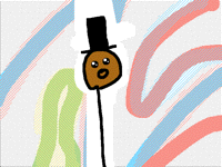 Using colored background
