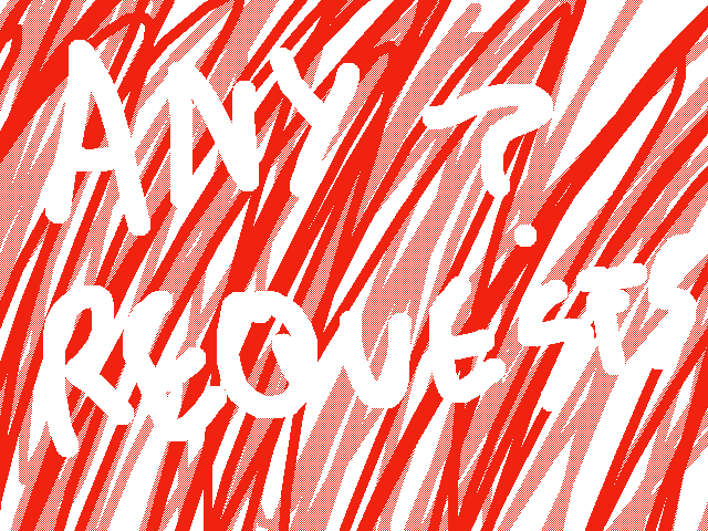 Any erase art requests?