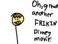 When I see movie commercials...