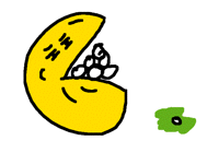 When Pac-Man eats too much