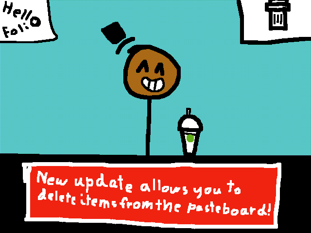 Hello Folio: Pasteboard dump!
